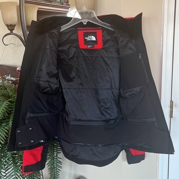 Brand New The North Face Inclination Jacket Red & Black Zippered Hooded Dryvent - Picture 14 of 16